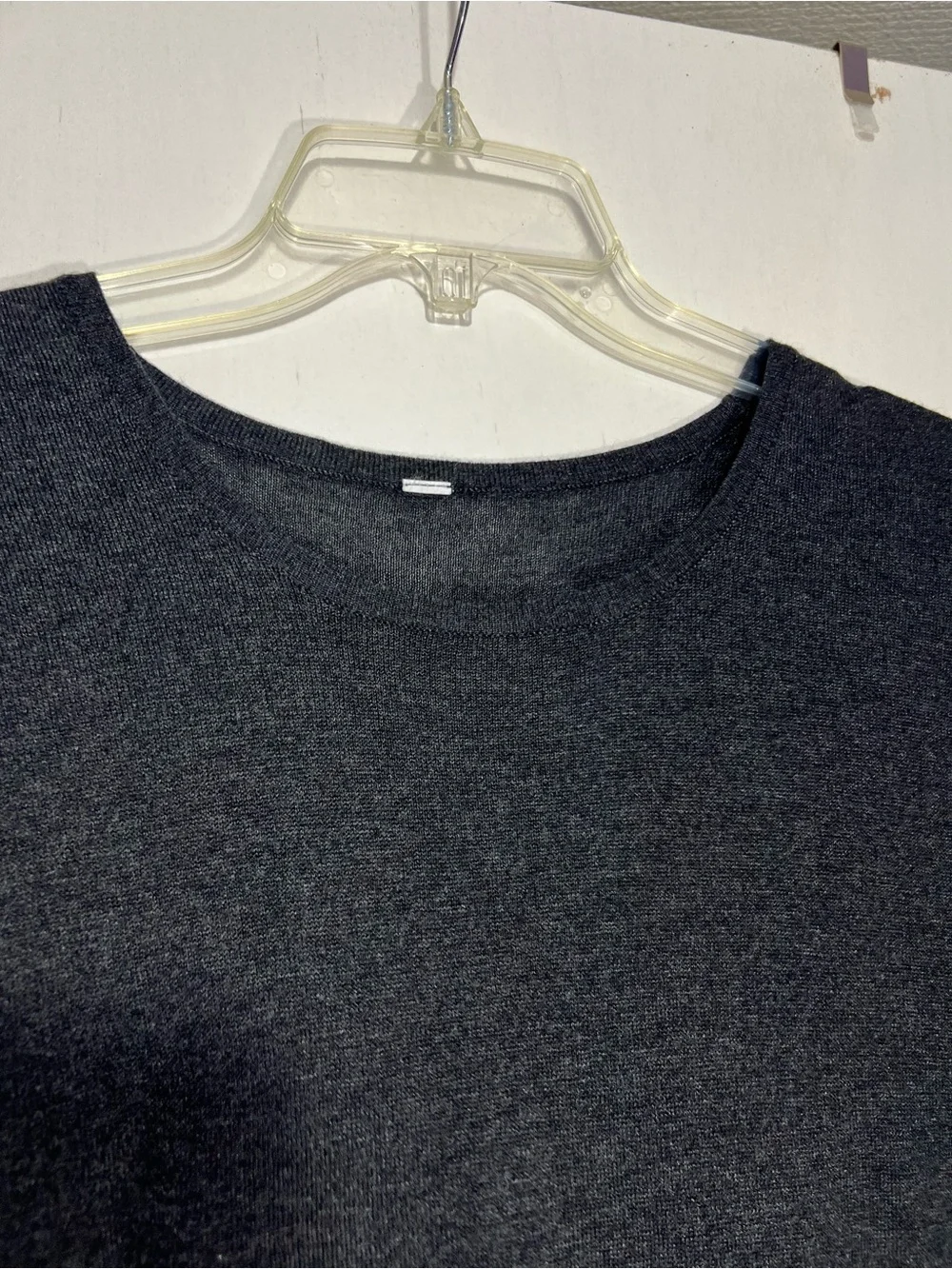 Lululemon Heathered Black Daya Knit Tee size M/L